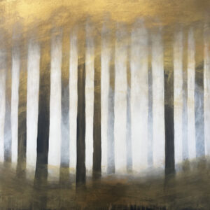 GOLDEN FORESTS. Olio su tela. 80x80